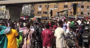 Protesters hit Lagos streets