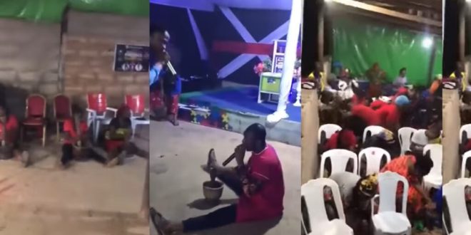 “Why is the pastor not pounding” – Trending video of church members pounding their enemies with mortar and pestle (WATCH)