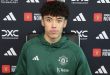 Ethan Wheatley reacts to historic Manchester United debut