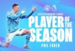 EPL names Manchester City’s Foden player of the season